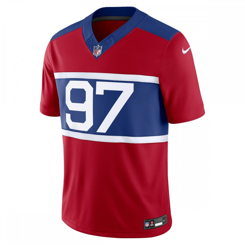 Dexter Lawrence II New York Giants Nike Alternate Vapor F.U.S.E. Limited Jersey - Century Red-GridironStore